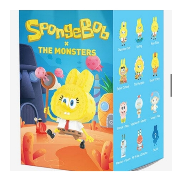 Pop Mart X THE MONSTERS: Spongebob Series Figurine NIB - Picture 3 of 3